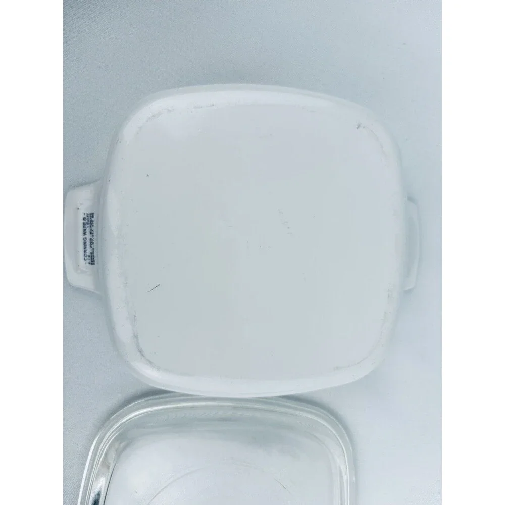 Corning Ware Spice O'‎ Life L'Echalote 1 Quart Dish Lid Rare Stamp